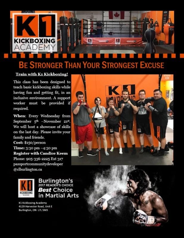 K1 Kickboxing starting up in September....Great Program!!!